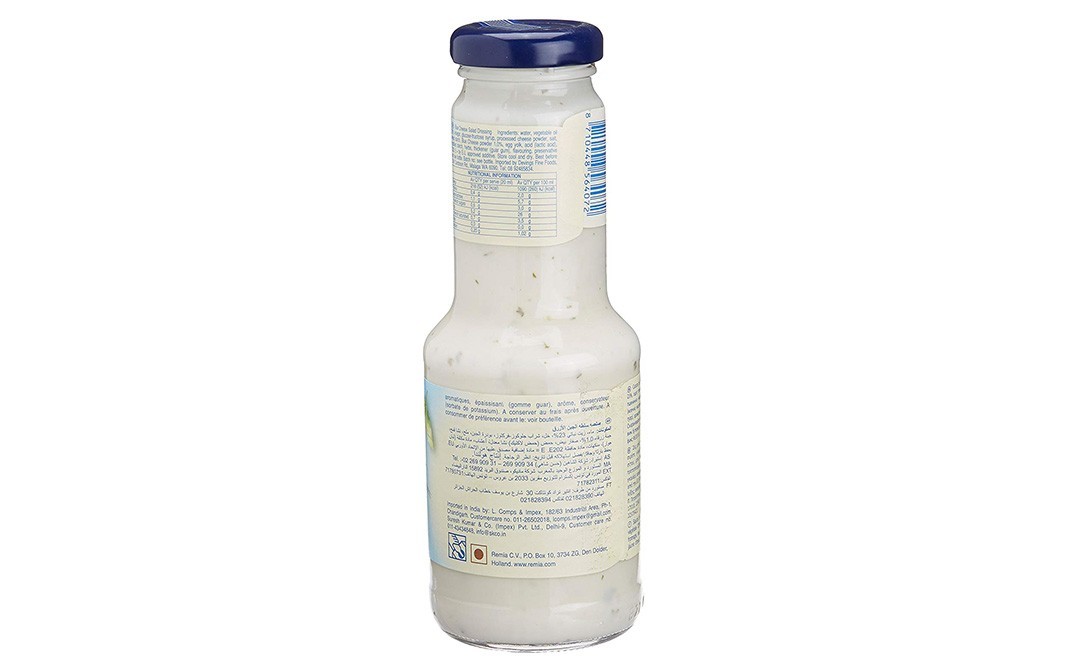 Remia Blue Cheese Salad Dressing   Glass Bottle  250 grams